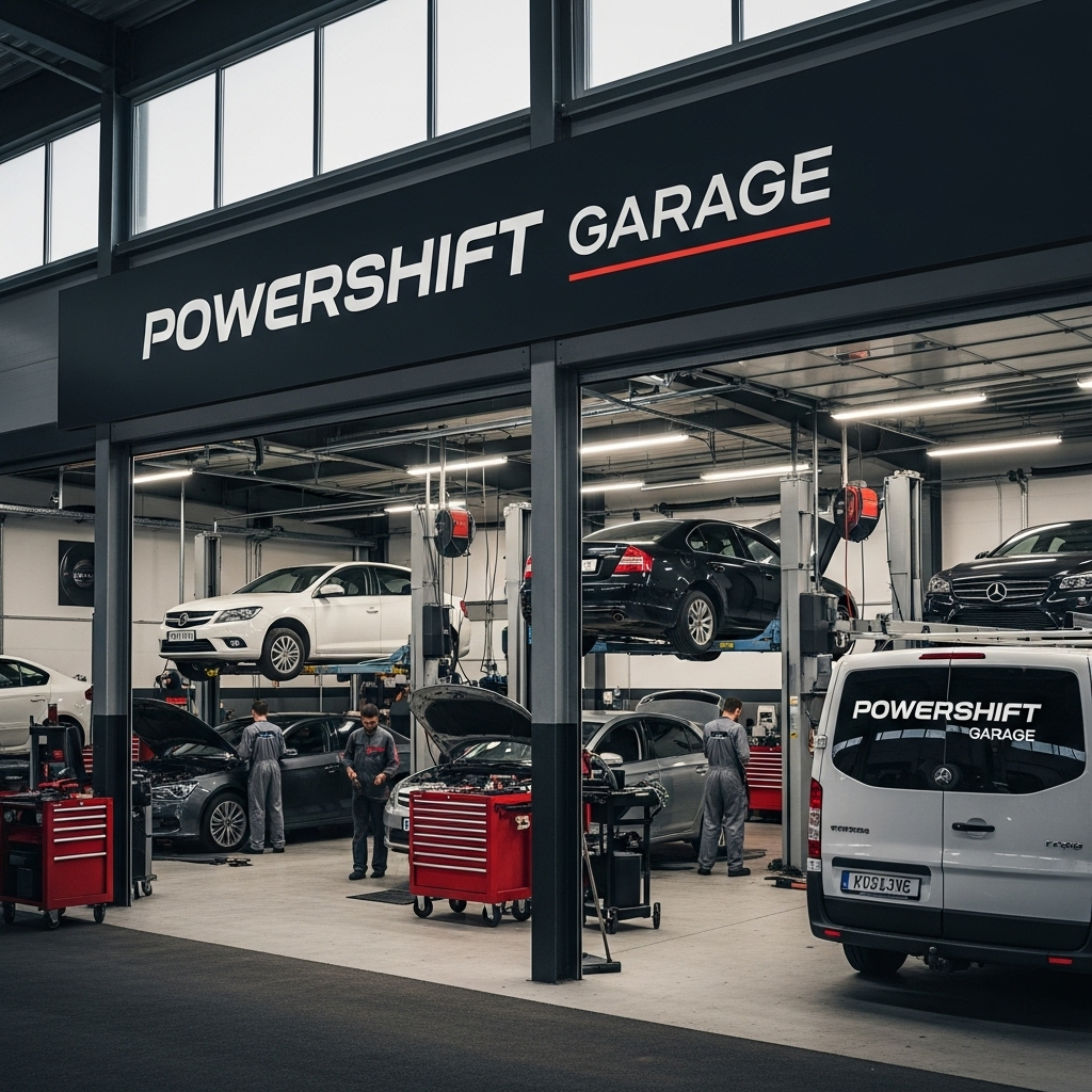 Команда Powershift Garage за роботою